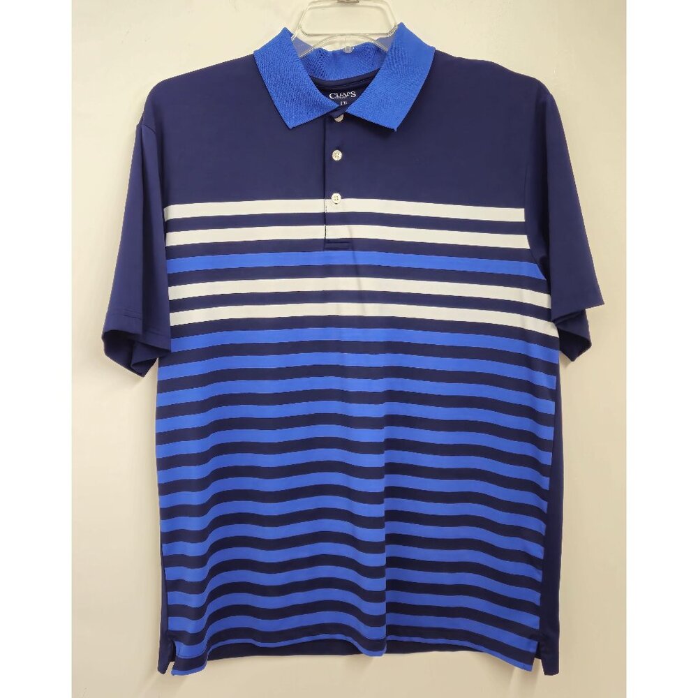 Chaps Golf Polo- Size L, blue
